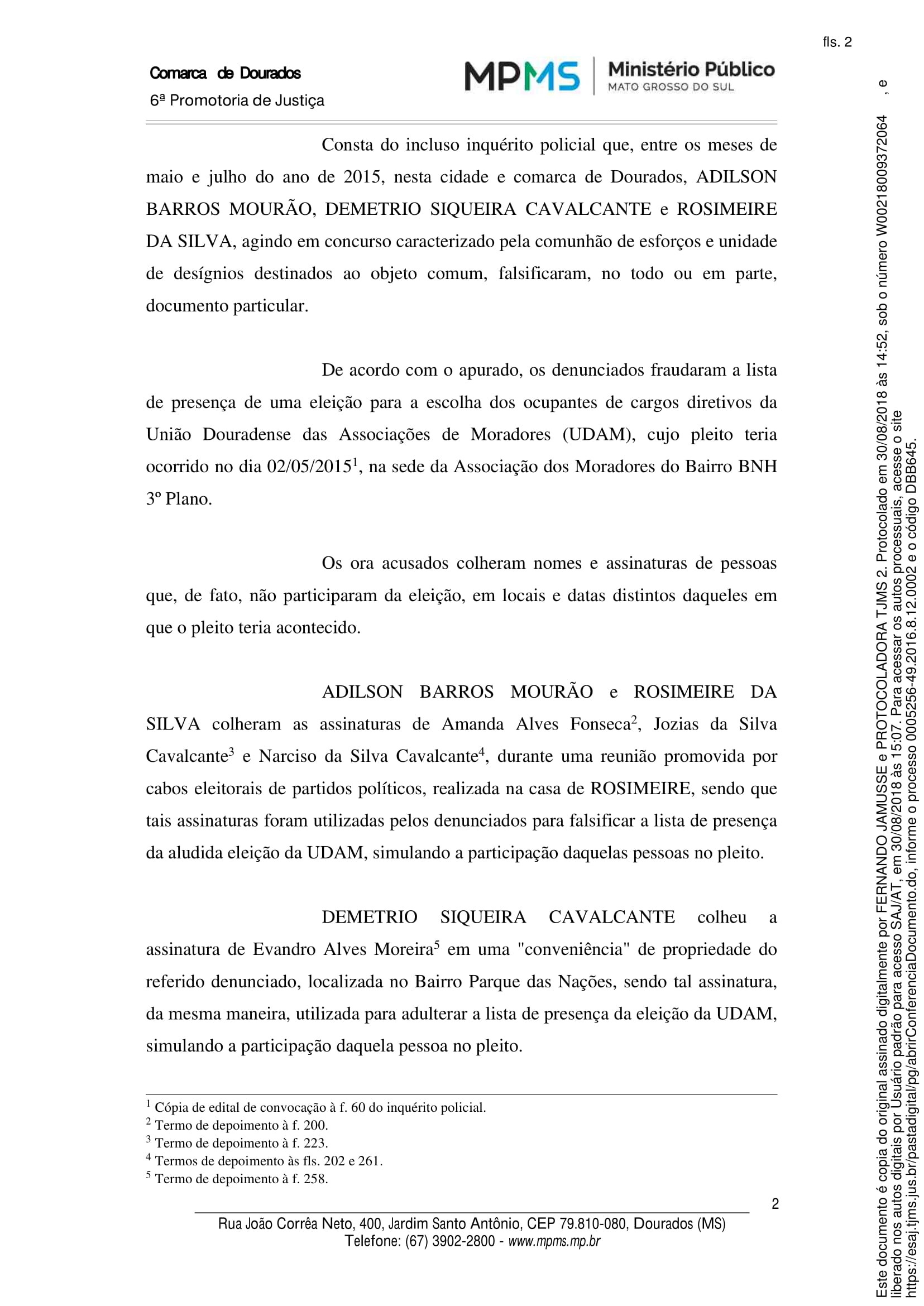 Juiz torna réus diretores da UDAM por eleições que Olavo Sul foi eleito diretor de comunicações