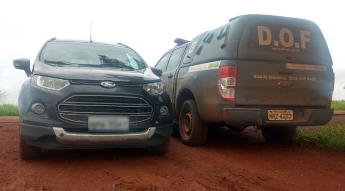 DOF recupera veículo furtado em Goiânia DOF recupera veículo furtado em Goiânia