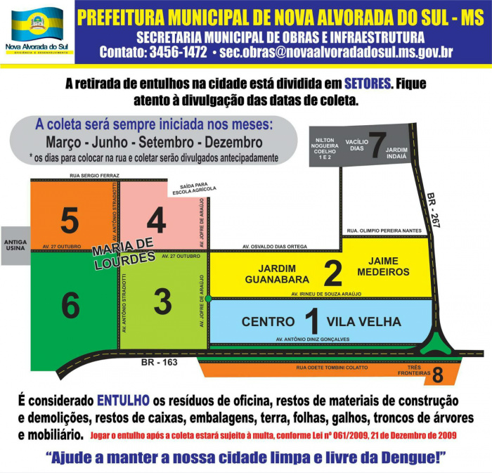 Nova Alvorada do Sul Mutirão de limpeza da cidade Nova Alvorada do Sul Mutirão de limpeza da cidade