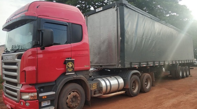 DOF recupera caminhão roubado em Caxias do Sul DOF recupera caminhão roubado em Caxias do Sul