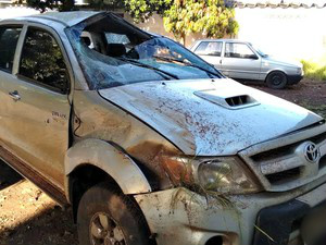 Assaltante morreu em troca de tiros com a PM(Foto: José Aparecido / TV Morena)