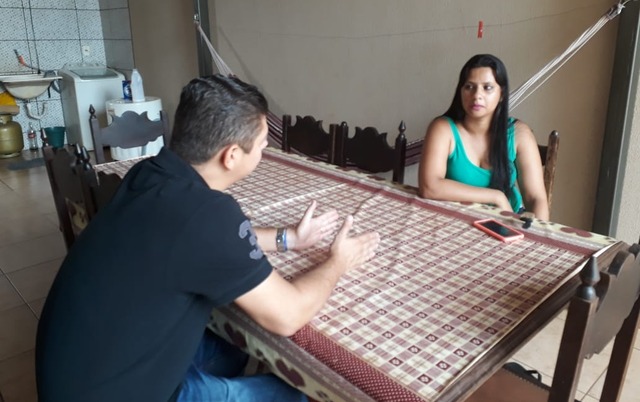 Vereador atende chamado de moradora do Nova Campo Grande e vai ao bairro averiguar necessidades dos moradores
