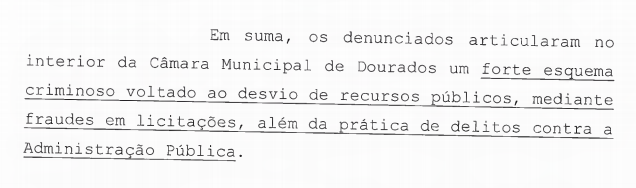 MPE denuncia 14 pessoas por esquema de corrupção na Câmara de Dourados MPE denuncia 14 pessoas por esquema de corrupção na Câmara de Dourados