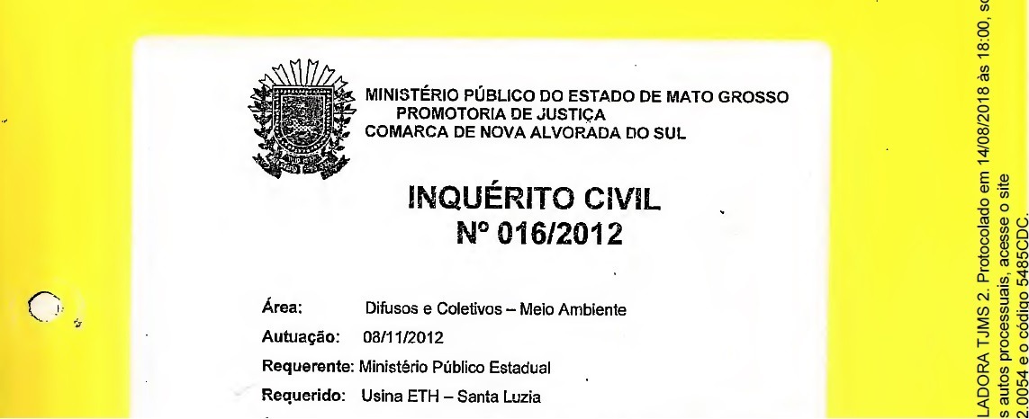 Em ação milionária Usina ATVOS de Nova Alvorada do Sul é acusada de contaminar rios e córregos da região Em ação milionária Usina ATVOS de Nova Alvorada do Sul é acusada de contaminar rios e córregos da região