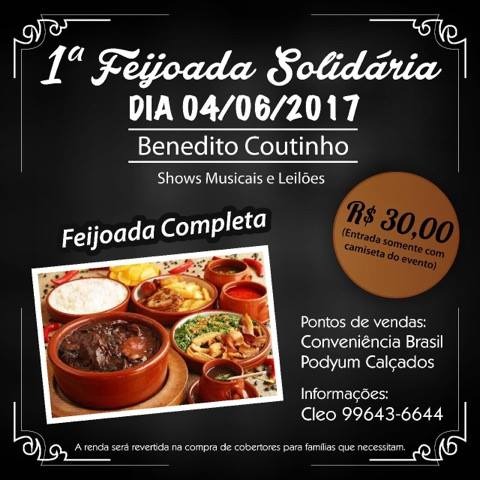 “Feijoada Solidaria” é investigada pelo Ministério Público Estadual