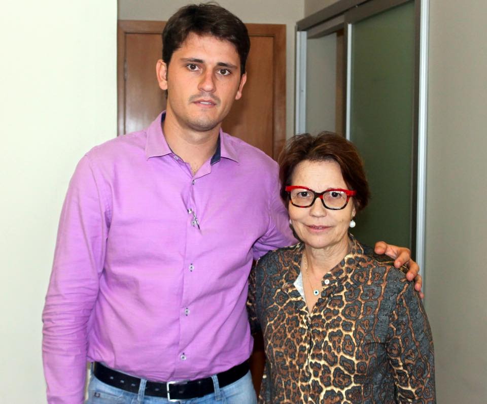 Thalles Tomazelli e a Ministra Tereza Cristina