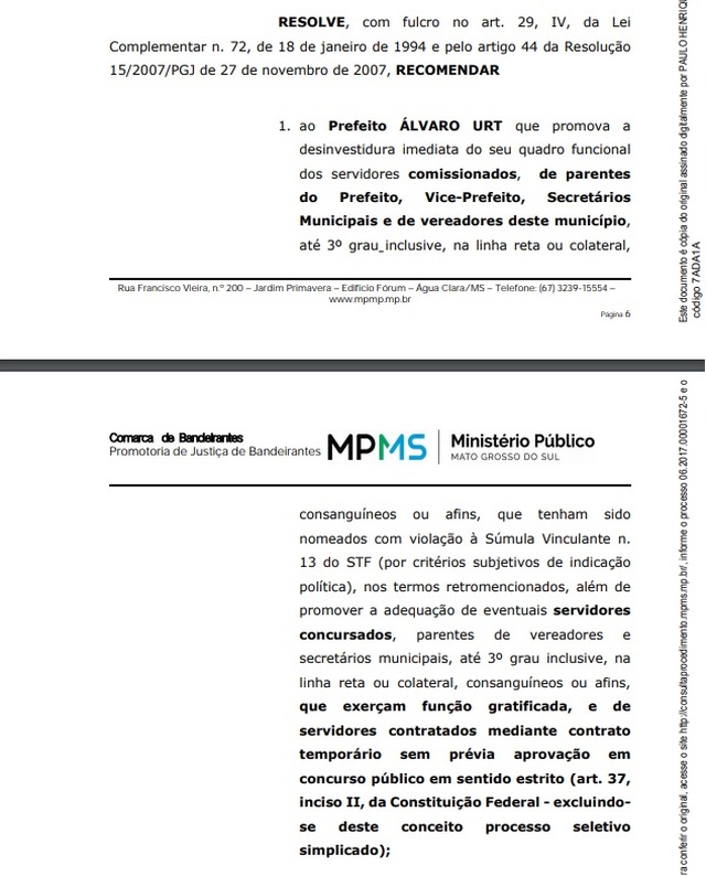 Prefeitura de Bandeirantes é investigada por casos de nepotismo Prefeitura de Bandeirantes é investigada por casos de nepotismo