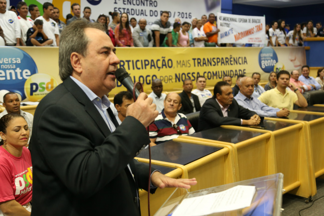 Marquinhos entra no PSD e lança projeto para Campo Grande O presidente estadual do PSD, Antônio Lacerda