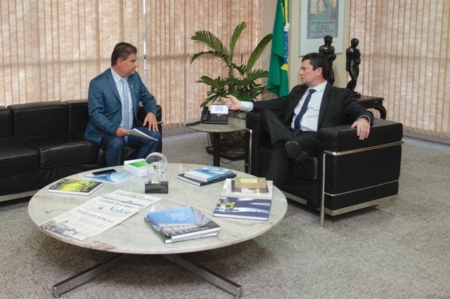 Senador Nelsinho Trad se reúne com ministro Sérgio Moro Senador Nelsinho Trad se reúne com ministro Sérgio Moro