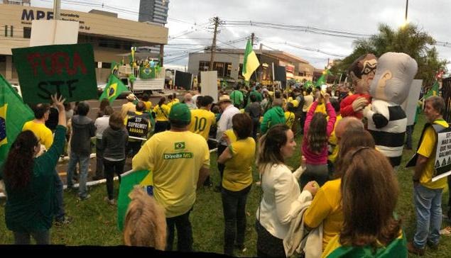Manifestação pró Bolsonaro acontece domingo 26/05 em Campo Grande Manifestação pró Bolsonaro acontece domingo 26/05 em Campo Grande