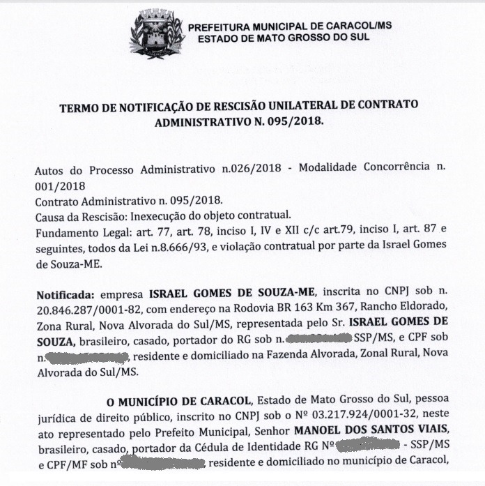 Prefeito enfrentará ação judicial, após impor abertura de laticínio sem autorização do IAGRO