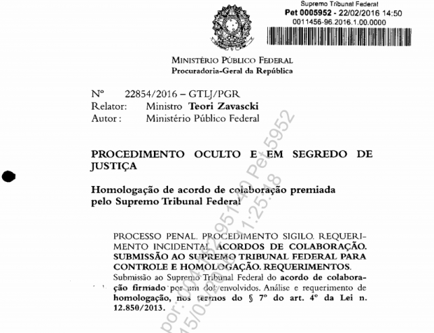 Homologa delação premiada de Delcídio do Amaral DELAÇÃO NA ÍNTEGRA: