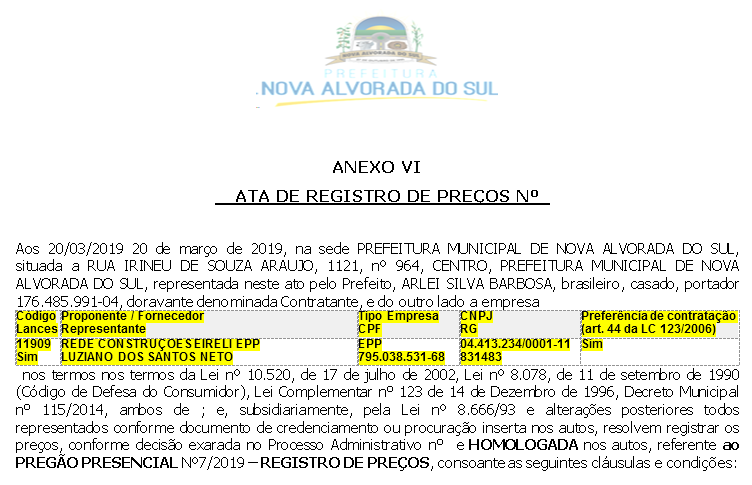 “Licitação Suspeita” na mira do Ministério Público Estadual