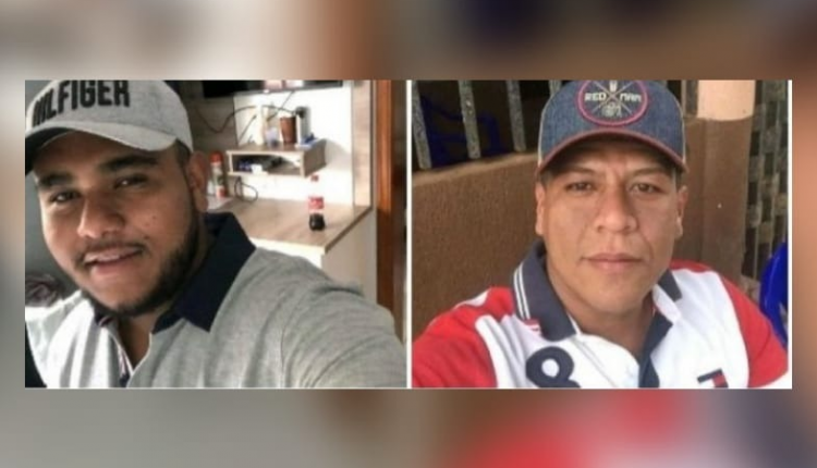 Dupla assassinada na madrugada deste sábado, na fronteira. Foto: Reprodução