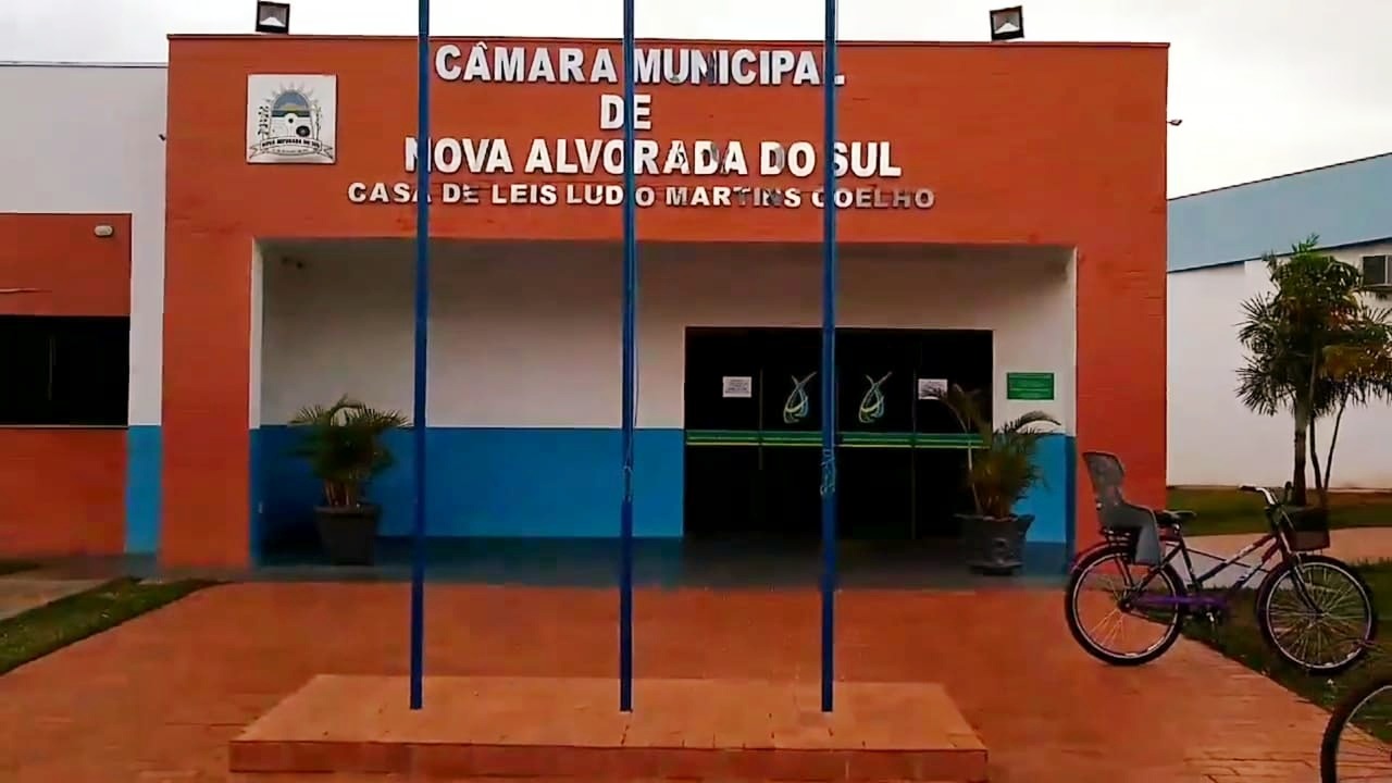 Câmara Municipal de Vereadores de Nova Alvorada do Sul. foto Divulgação