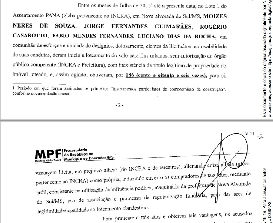 Vice-prefeito e vereador são acusados pelo Ministério Público Federal por obter 186 vantagens ilícitas DENUNCIA
