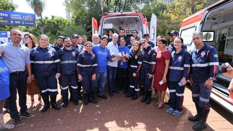 Capital recebe quatro novas ambulâncias e frota do Samu aumenta para 14 veículos