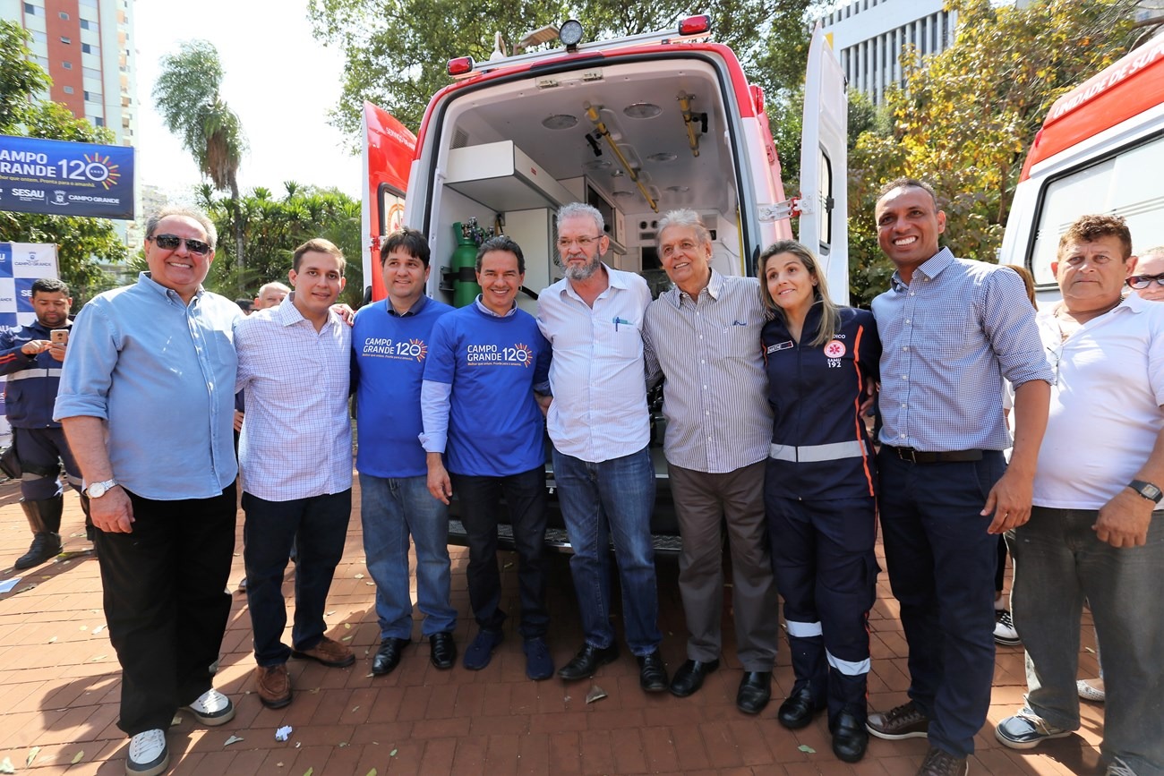 Capital recebe quatro novas ambulâncias e frota do Samu aumenta para 14 veículos