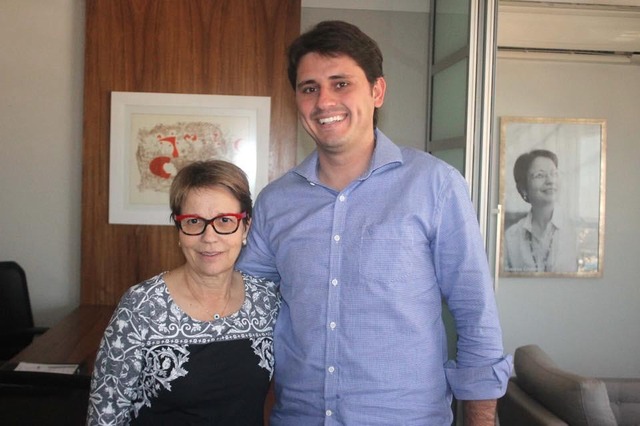 Nas mãos de Thalles Tomazelli, DEM de Itaquiraí se fortalecerá para Eleição de 2020 Ministra da Agricultura, Pecuária e Abastecimento do Brasil. Tereza Cristina DEM e Thalles Henrique Tomazelli. Foto: Arquivo