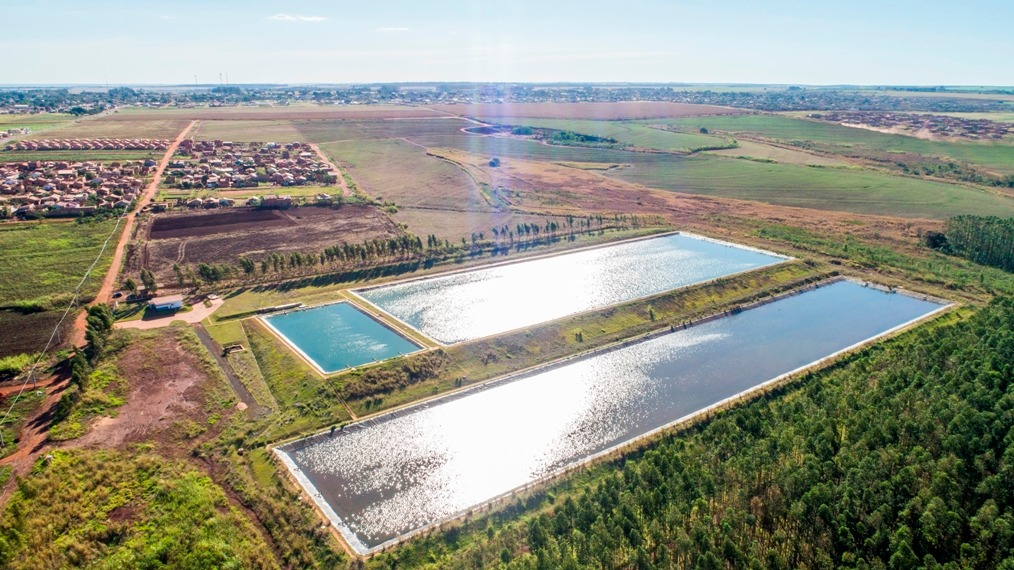 Estação de Tratamento de Esgoto em Nova Alvorada do Sul. Foto Arquivo