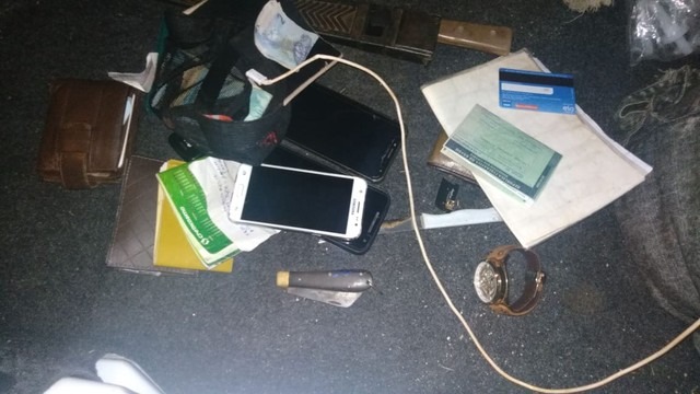 Quadrilha é presa após fazer família de fazendeiro refém em MS. — Foto: Polícia Civil/Divulgação