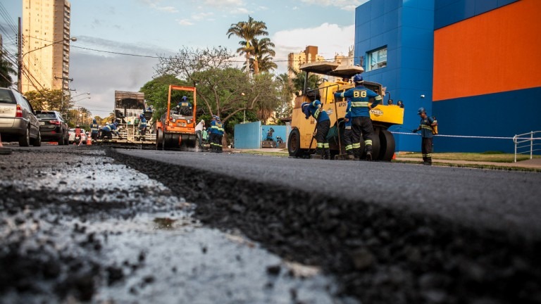 Vias serão interditadas neste mês para execução de recapeamentos Foto: Diogo Gonçalves