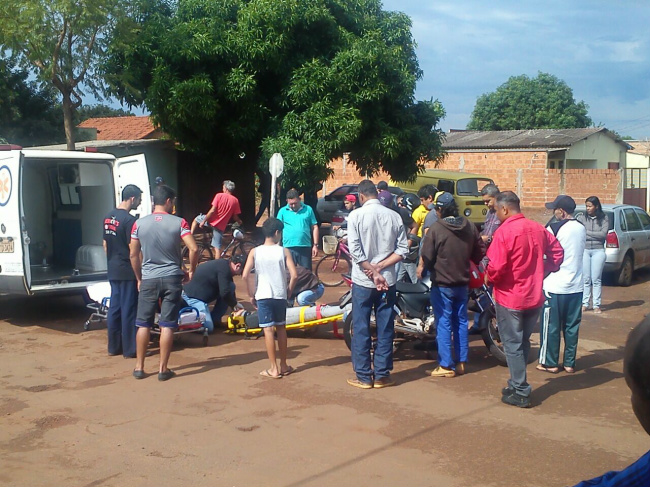 Imprudência no Transito provoca acidente