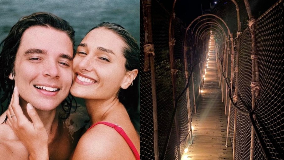 Sasha Meneghel e namorado curtem resort com diárias de R$ 39 mil Sasha Meneghel e namorado curtem resort com diárias de R$ 39 mil