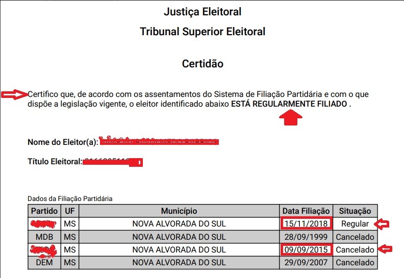 Vereadora Jane Barrios alega fraude, após vir a público filiação fora da janela partidária