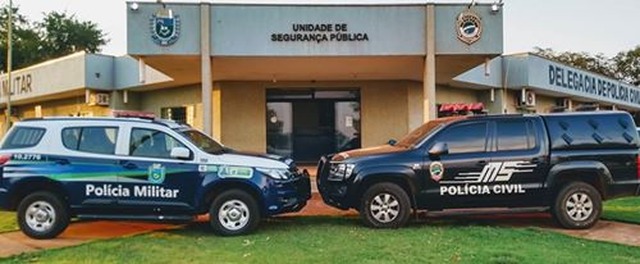Unidade de Segurança Publica de Nova Alvorada do Sul. foto; Divulgação
