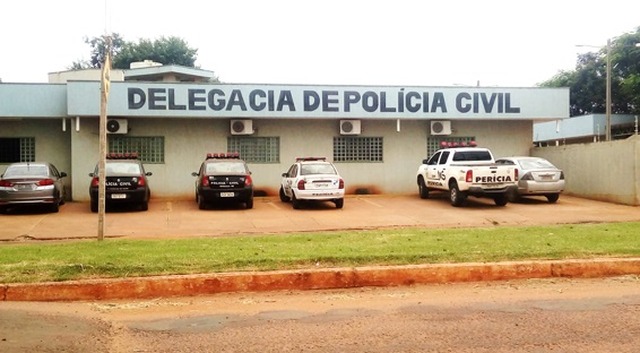 Em Nova Alvorada do Sul proprietária de lava-jato ignora medidas para prevenção ao coronavírus e é detida Delegacia de Policia Civil de Nova Alvorada do Sul. Foto Correio do MS