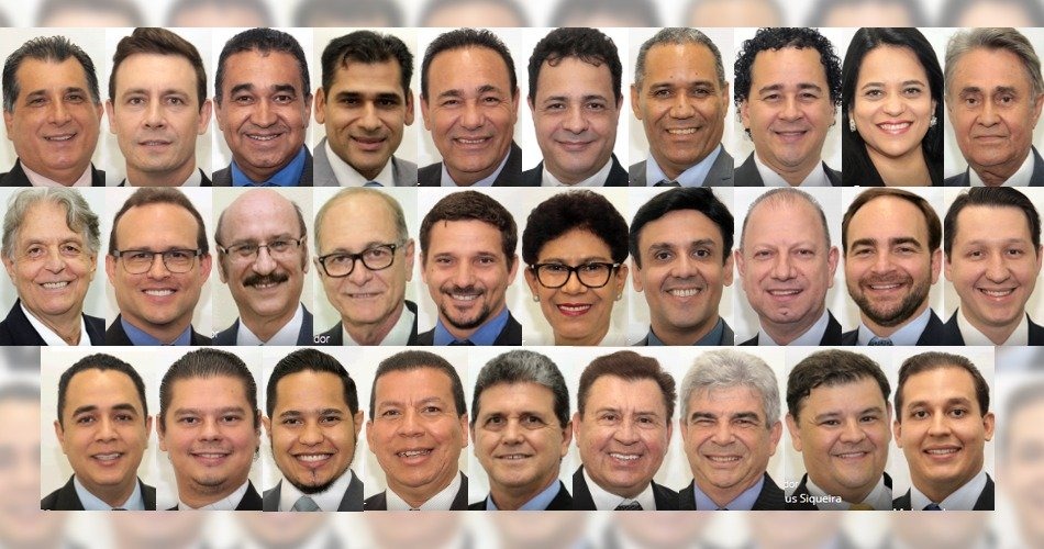 Quatro vereadores já trocaram de partido e mudam cenário na Câmara de Campo Grande Vereadores de Campo Grande. (Arte: Deyvid Guimarães, Jornal Midiamax).