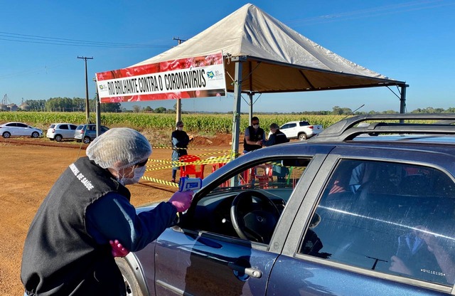 Prefeitura de Rio Brilhante coloca Barreira Sanitária nas entradas da cidade Prefeitura de Rio Brilhante coloca Barreira Sanitária nas entradas da cidade
