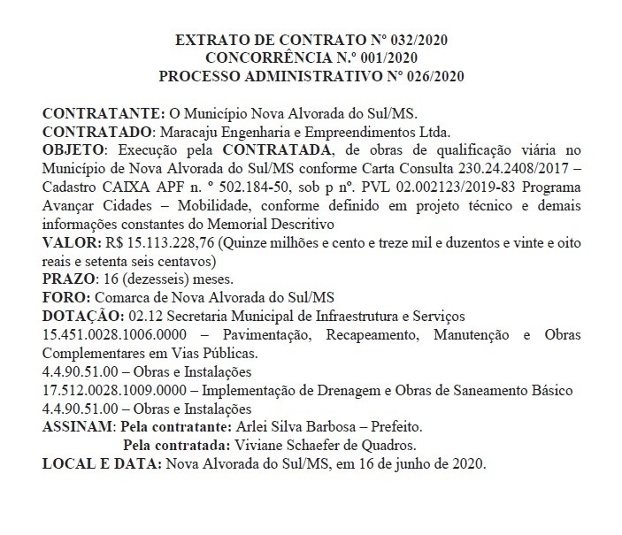 Prefeito licitou obra de 15 milhões sem ter garantias que os recursos serão liberados