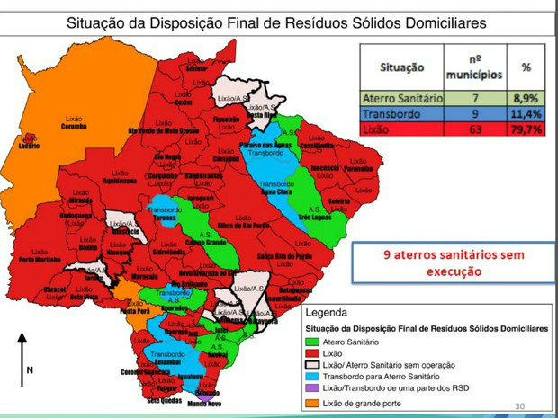 Nova Alvorada do Sul esta entre os 63 municípios de MS que ainda usam lixão Segundo levantamento, 63 municípios de MS ainda têm lixão (Foto: Reprodução/TCE)