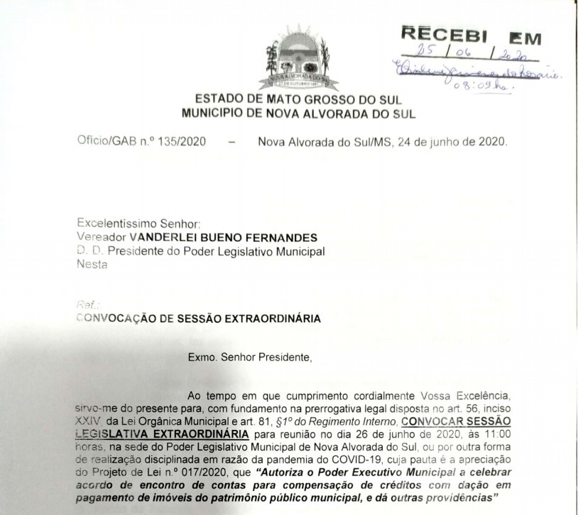Na surdina prefeito envia projeto para renegociar dívida de mais de 8 milhões da Sanesul e vereadores devem aprovar