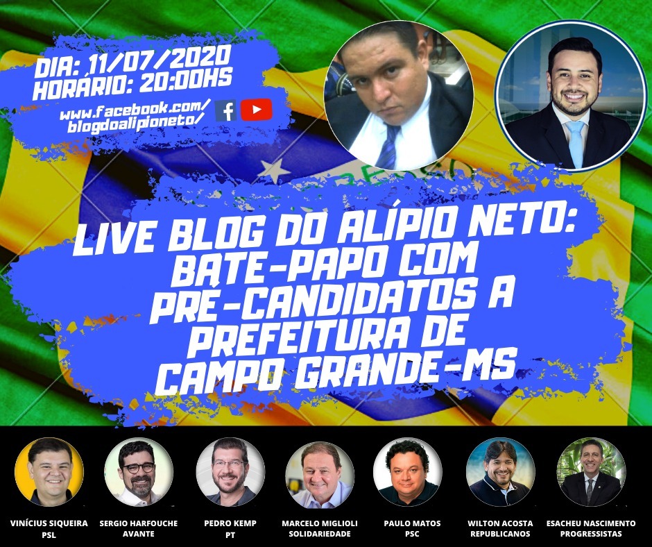 LIVE Bate-Papo com os Pré-Candidatos a Prefeitura de Campo Grande - MS