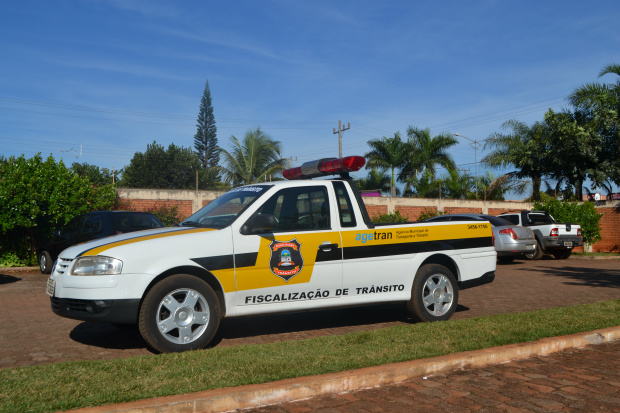 Agetran intensifica fiscalização em Nova Alvorada do Sul Viatura da Agetran passa por Manutenção e esta com novo visual; /Foto Ronaldo Bueno