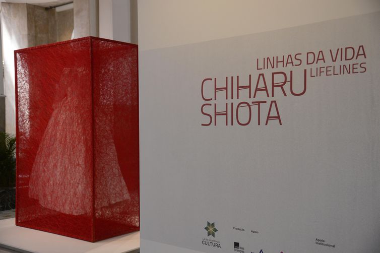 Exposição da japonesa Chiharu Shiota fica no CCBB Rio até abril © Tomaz Silva/Agência Brasil