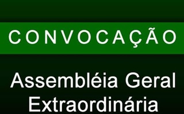 EDITAL DE CONVOCAÇÃO ASSEMBLEIA GERAL EXTRAORDINÁRIA