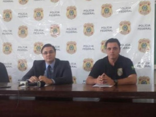 PF: Rafaini assume Combate ao Crime Organizado em MS O delegado de Polícia Federal Leonardo Rafaini, à direita | Foto: Thatiana Melo | Midiamax