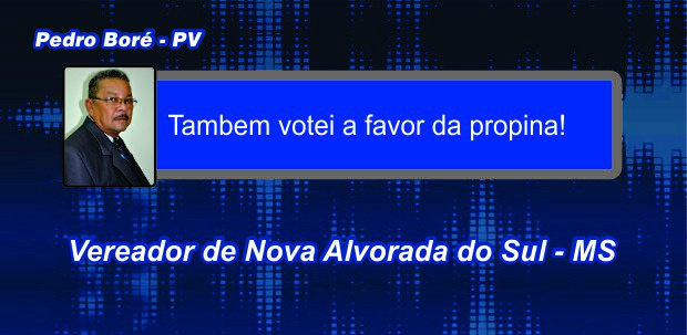 Vereador faz declaração polemica ao afirmar ser a favor de pagamento de propina