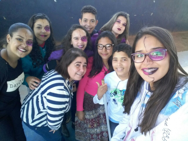 Professores e alunos do município recebem palestras sobre a campanha “Agosto Lilás” Professores e alunos do município recebem palestras sobre a campanha “Agosto Lilás”